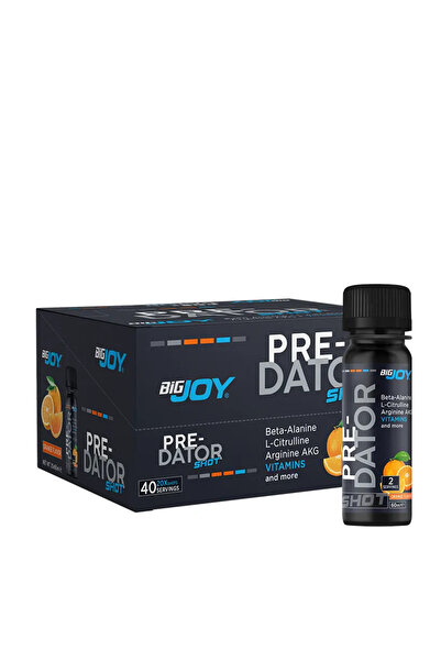 Bigjoy Predator Pre-workout 20' Li Shot Portakal 20×60ml Preworkout Güç Ve Am...