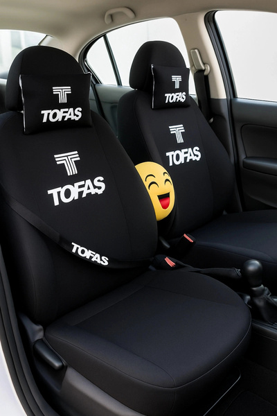 TKY Tasarımı Kendin Yap Tofaş 9 Parça Oto Koltuk Kılıf Seti (Ön + Arka Set, 2...