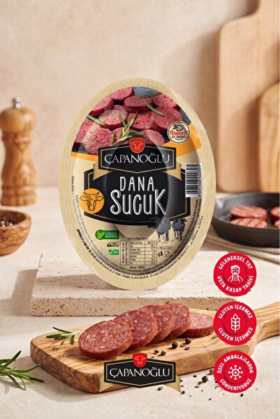 Çapanoğlu Dana Etinden Kangal Sucuk 200 gr Fermente Vakumlu Ambalaj Pratik Ka...