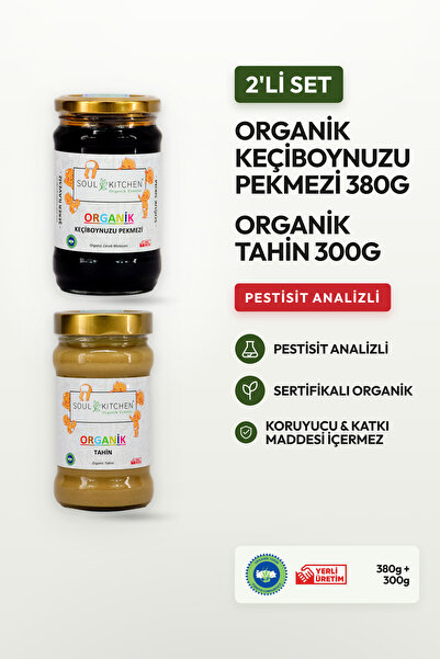 Soul Kitchen Organik Ürünler Organik Sertifikalı Tahin ve Keçiboynuzu Pekmezi...
