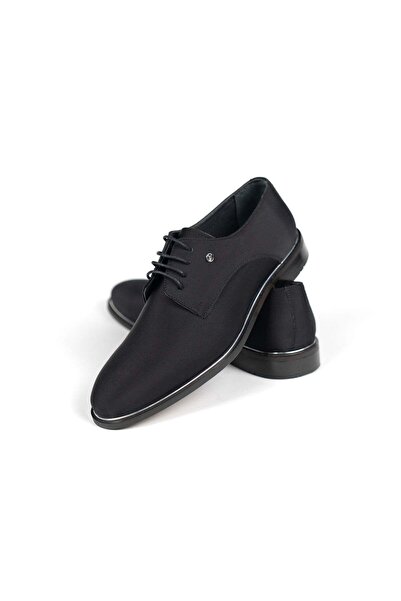 Terzi Ayhan Classics Classic Shoes Black Satin