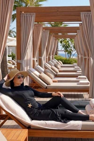 Şulemoda Giyim Rixos Mayo Takım Siyah