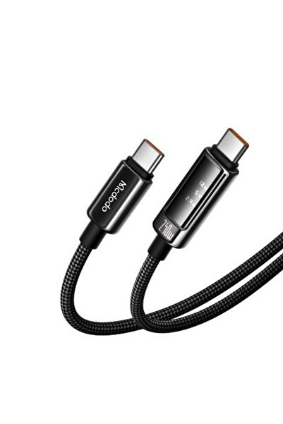 Mcdodo CA-8900 USB-C to USB-C 240W OLED Ekranlı Hızlı Şarj Kablosu 1.2m