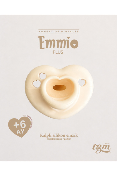 Tgm Baby Ultra Premium Silikon Kalpli Emzik Plus (Cream butter)