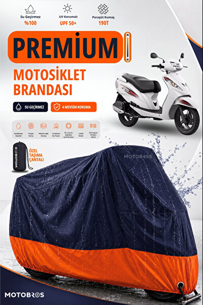 Motobros دراجة نارية Sym Joymax Lux Premium قماش المظلة القماش المشمع مقاوم ل...