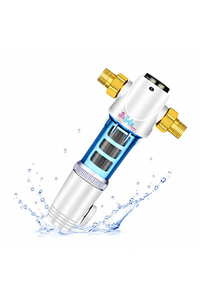 Sofia Concept Filtru de apă potabilă cu purjare manuală, cristal acvamarin, S...