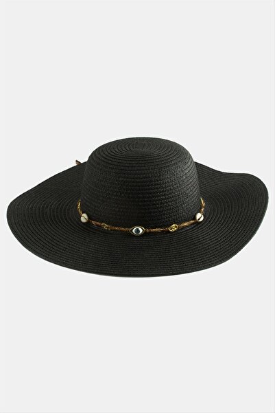 ZERO LAND ILKESHOP Eye Knitted Chain Straw (10449) Kapa u boji pudera
