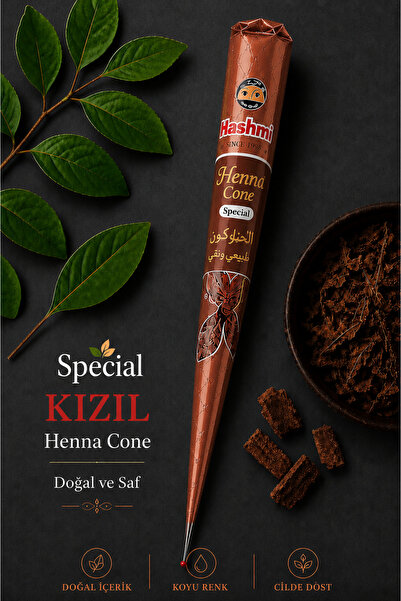 hennadibace Kızıl Hint Kınası Külah Hint Kınası - Brown Henna Cone Tattoo Hen...