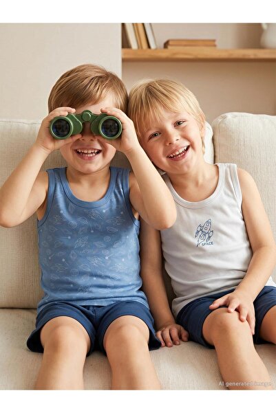 Civil Boys Rocket 2-10 Yaş Erkek Çocuk 2'li Atlet - Standart