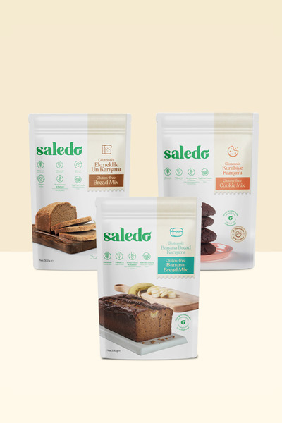 saledo Glutensiz Karışım Serisi 3 lü Fırsat Paket
