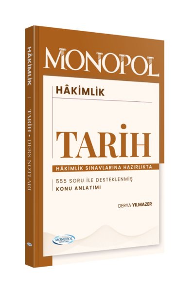 Monopol Yayınları Monopol Hakimlik Tarih Ders Notları ve Soruları