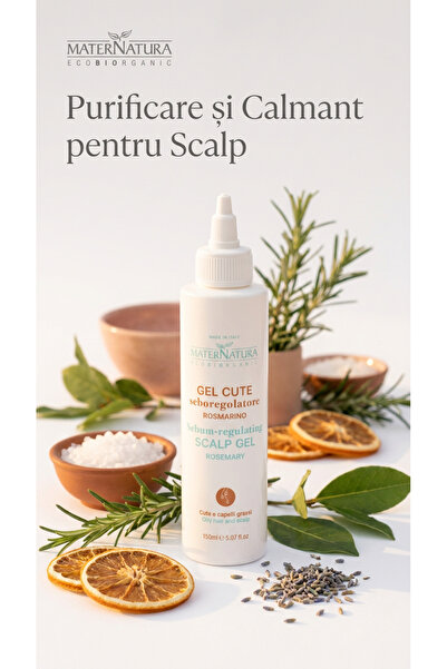 MaterNatura Gel calmant si purificator pentru scalp 150ml