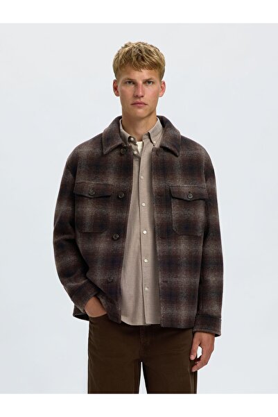 SELECTED Shacket Wool Blend