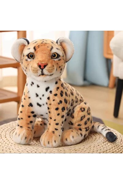berattoys 30 cm peluş leopar kaplan peluş oyuncak hayvan figür oyuncak uyku a...