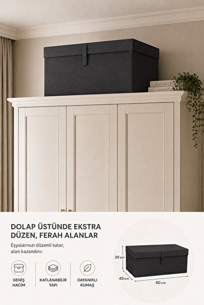 Pazar Kapısı Çok Amaçlı Organizer Lüks Saklama Kutusu Düzenleyici Hurç Mega