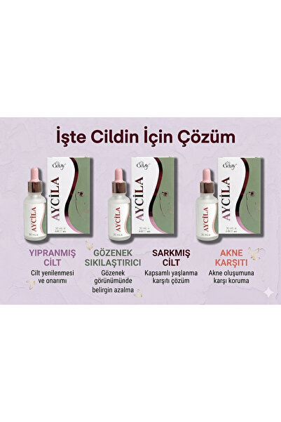 AY CİLA Aycila Cilt Bakım Serumu Akne karşıtı-Gözenek sıkılaştırıcı