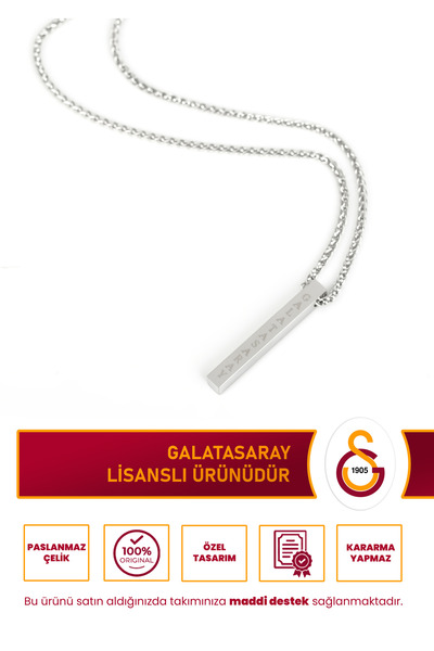 Galatasaray GS ÇUBUK ÇELİK KOLYE