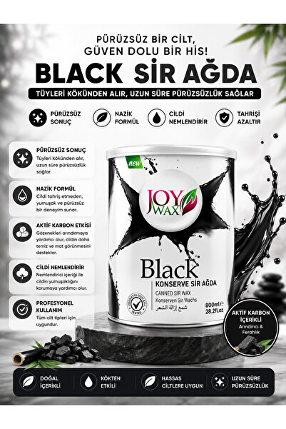 JOYWAX Joy Wax Konserve Sir Agda Black 800gr