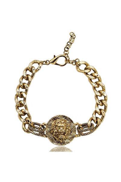 Bayemeyc Leo Altın Kaplama Charm Bileklik