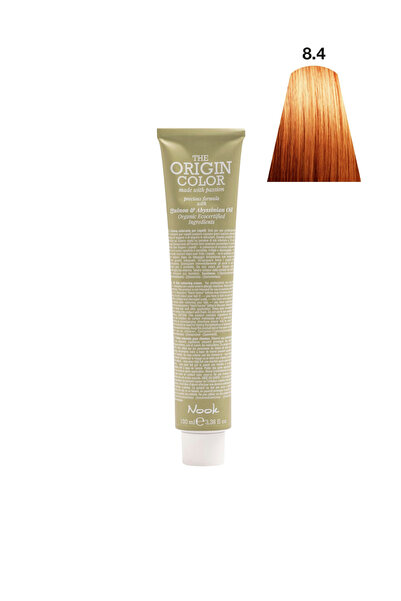 Nook Origin Color Profesyonel Saç Boyası 100ml - Açık Tarçın Bakır/Karamel Ba...