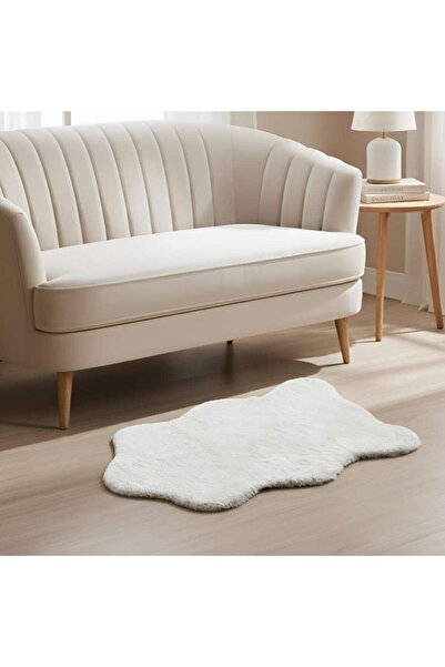PAN HOME Winston Supersoft Fur Rug 60x90cm - Frost Grey