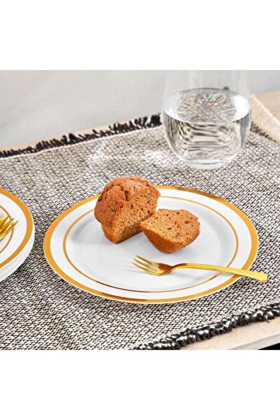 PAN HOME Rano 48-piece Disposable Cake Fork 11cm -gold