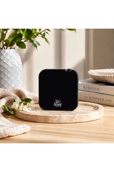 PAN HOME جهاز نشر العطور الصغير من دكتور سنت 7.5×15.3×21.3 سم - أسود