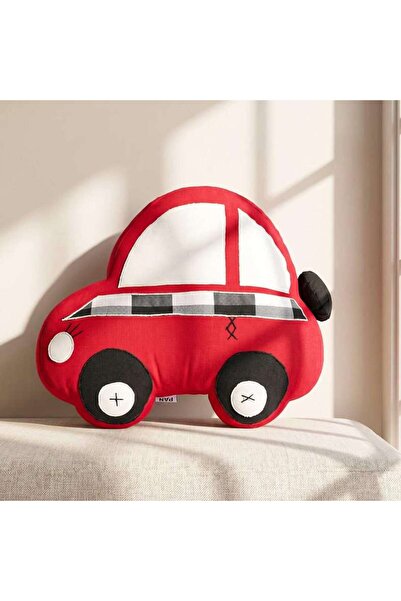 PAN HOME Sunny Car Shaped Cushion 36x13x28cm0red