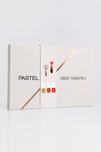 Pastel x Arzu Sabancı Summer Glow 3’lü Oje + Ruj + Anahtarlık Seti No2 | Hedi...