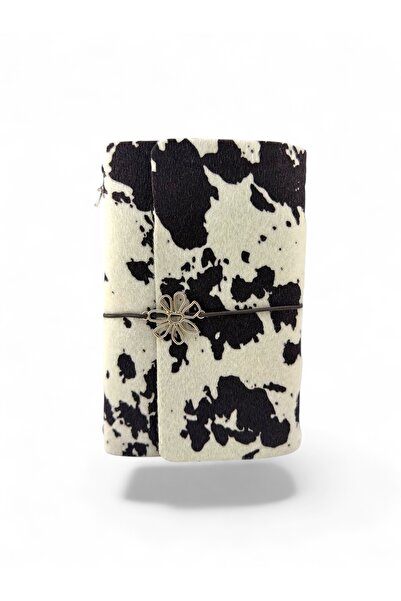 rawlab Cow Print A5 Defter Kılıfı & Organizer – Unisex Notebook Koruyucu Kılıf