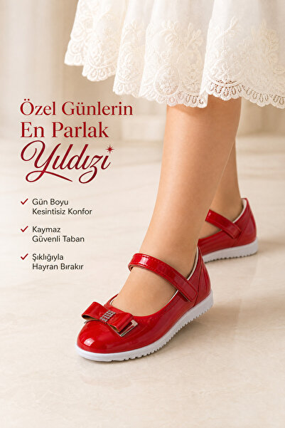 morbella Girl's Flat Orthopedic Ballerinas