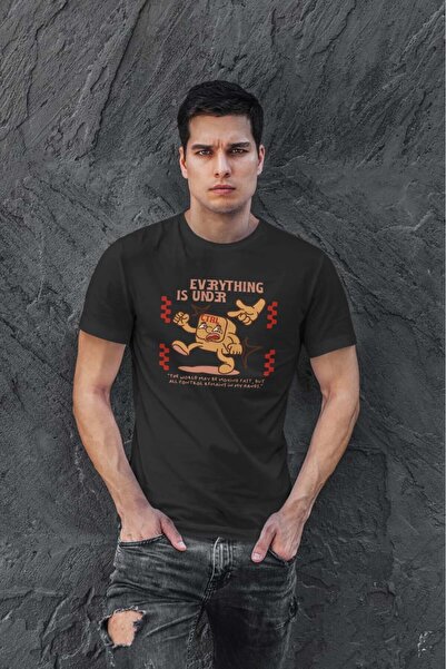 buzagi tasarım ürünleri Ctrl Regular Fit Black Unisex T-Shirt