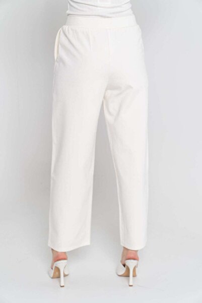 mica Solid Long Pants with Front Pockets