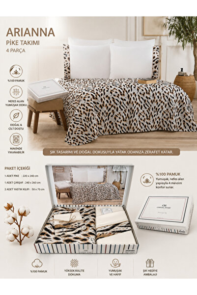 Capital Home Capital Home Arianna Double Person Pique Set New Season