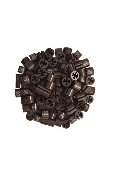 JokeyAmbalaj Coffee Printed Beads for Hangers (56)' Size (100 Pieces)