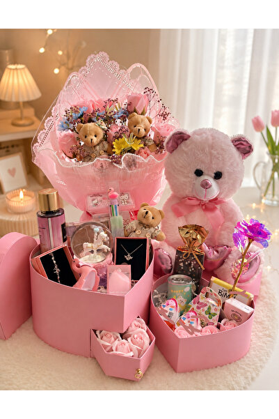 Ahsen Collection Pembe tatlı serisi midi boy 2