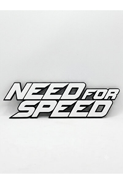 GoKa 3D Craft Need For Speed(NFS) Logolu Premium Duvar Dekoru / Oyuncu Odası ...