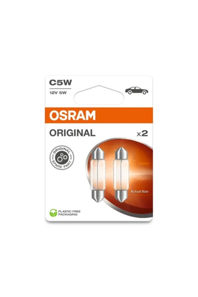 Osram Комплект от 2 оригинални автомобилни крушки C5W 5W 12V 6418-2BL