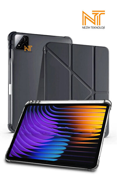 Nezih Case Mi Pad 7 / 7 Pro / 8 / 8 Pro Uyumlu Tri-Folding Kalem Bölmeli Uyku...