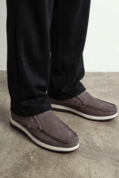 DETECTOR Vallo - Genuine Nubuck Leather Orthopedic Men's Shoes Val210