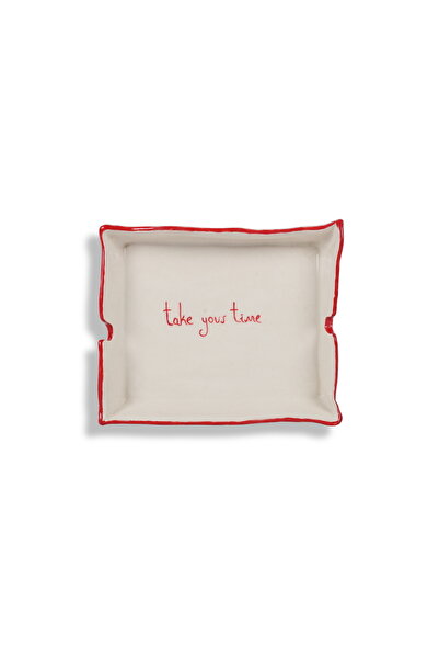 Fern&Co. Roots of Fern Collection Red Ashtray / Gift Boxed
