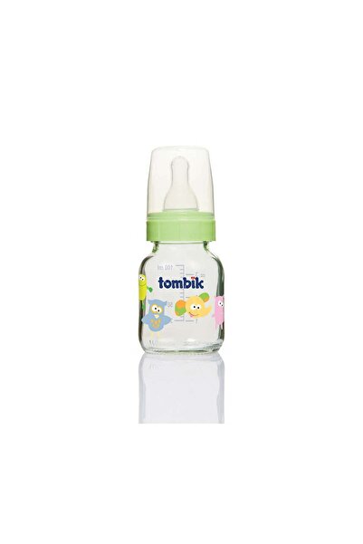 Tombik Cam Biberon 100 Ml Şaşkın Hayvan-Açık Yeşil
