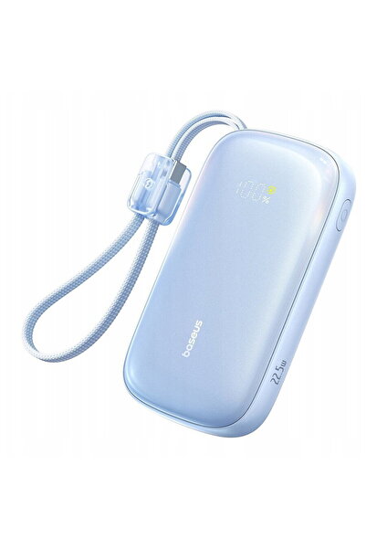 Baseus EnerFill FC21 Qpow 3 Ultra, Cablu detașabil, 20000mAh, 22.5W, Afișaj d...