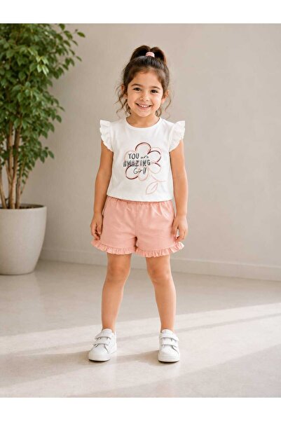 Minitex Girl's 2-Piece Shorts Suit