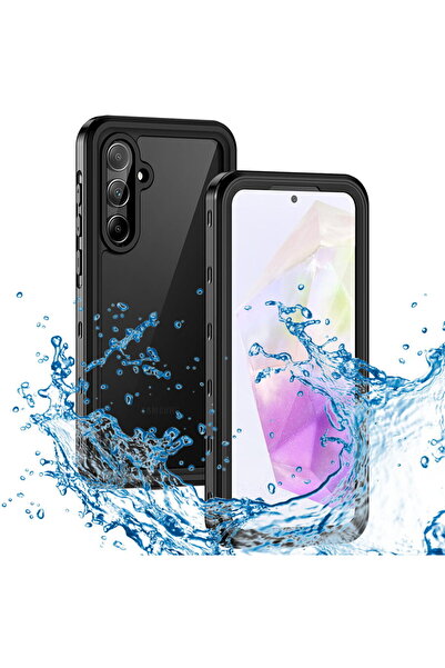 ShellBox Калъф за Samsung Galaxy A35 5G - Водоустойчив IP68 калъф - Черен