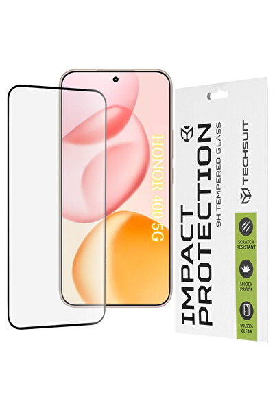 Techsuit Folie pentru Honor 400 - 111D Full Cover / Sticlă cu adeziv integral...