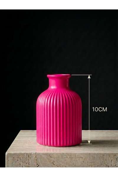 CANSEB Elegance Premium - Fuşya - 10CM Boyunda - Kendinden Kokulu - Çizgili P...