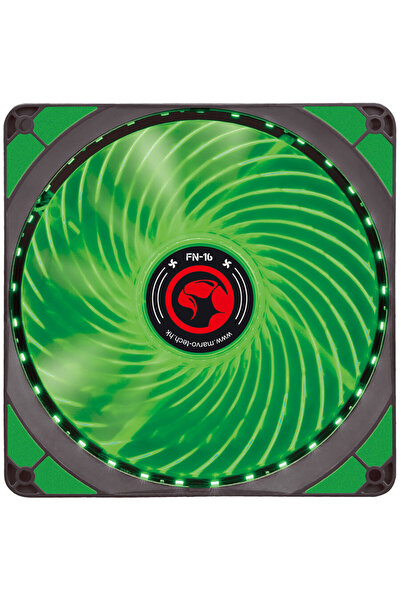 MARVO Ventilator 140 mm FN-16 green LED