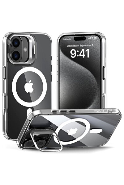 Tech-Protect Magstand MagSafe Case for iPhone 16, integrated stand, MagSafe c...