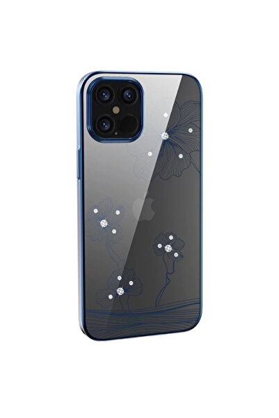 Devia Crystal Flora case iPhone 12 Pro Max blue